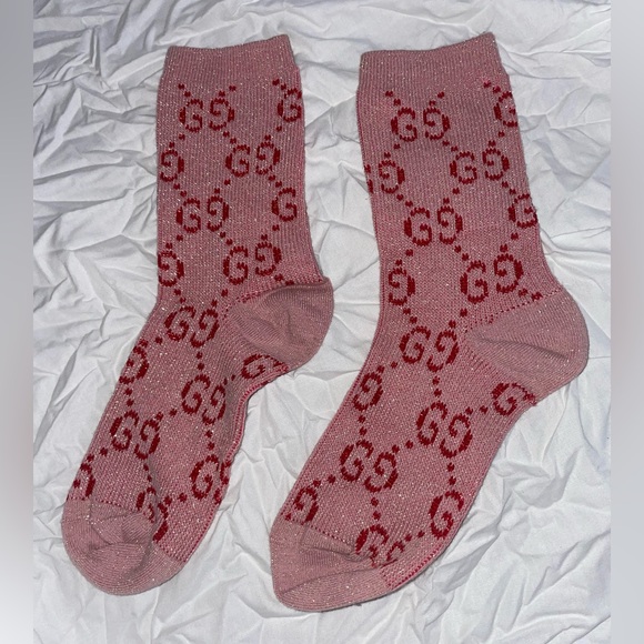 Gucci Pink Socks - Picture 1 of 2